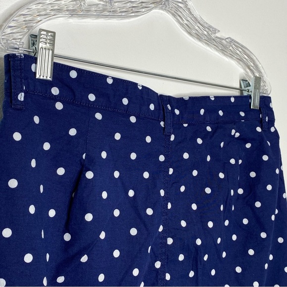 St. John's Bay Navy Blue Polka Dot Skort - Picture 4 of 11